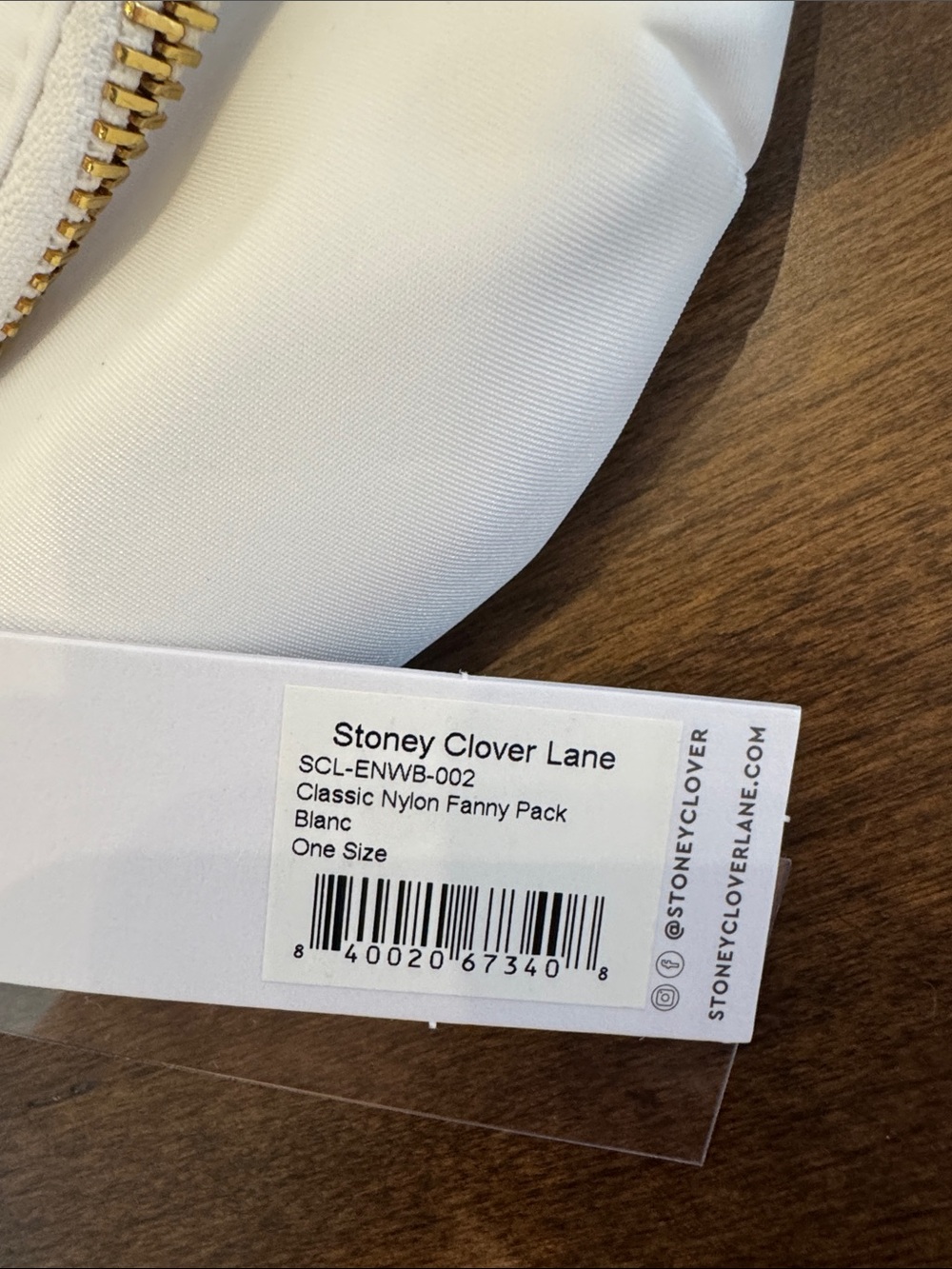 Stoney Clover Lane Fanny Pack in White - Picture 4 of 7